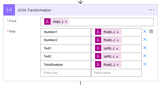 Completed JSON Transformer